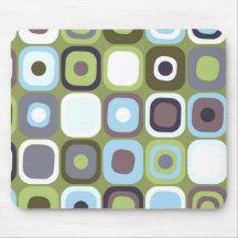 Modern Eames Rectangles 32 Mousepad