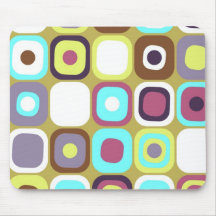 Modern Eames Rectangles 35 Mouse Pad