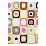 Modern Eames Rectangles 36 Greeting Card