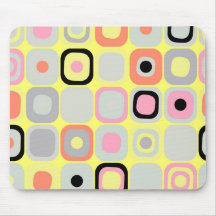 Modern Eames Rectangles 37 Mouse Pads