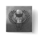 Modern Egyptian Scarab Pinback Button