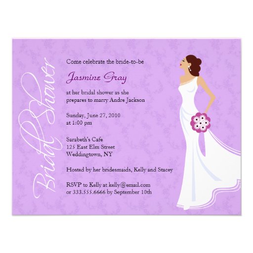 Modern Elegance Bridal Shower Invitation