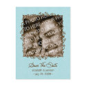 Modern Elegance Save The Date Card postcards