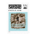 Modern Elegance Save The Date Small Postage postage