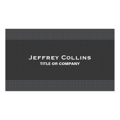 Modern elegant dark gray texture professional business card templates