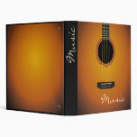 Modern Elegant Guitar Music Binder