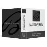 Modern & Elegant Monogram Business 1.5" Binder