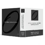 Modern & Elegant Monogram Business 1.5" Binder