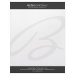 Modern &amp; Elegant Monogram Business Letterhead