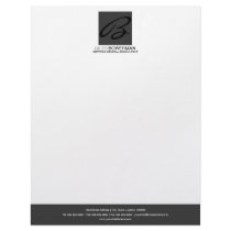 Modern & Elegant Monogram Business Letterhead