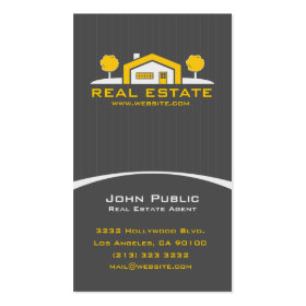 Modern Elegant Real Estate Business Card