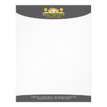 Modern Elegant Real Estate Letterhead