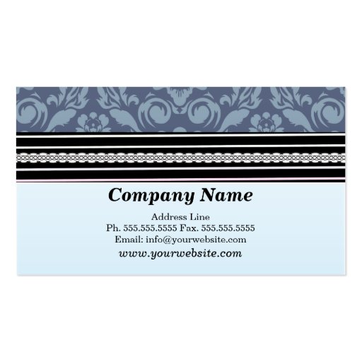 Modern Elegant Seashell Business Card (back side)