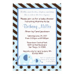 Modern Elephant Baby Shower Invitation