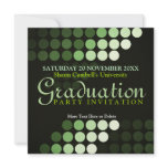 Modern Environment (Green) Graduation Invitation