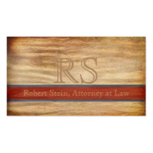 Modern Executive Wood Grain Grunge Monogram Business Card Templates