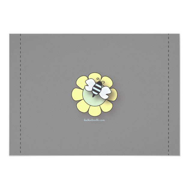 Modern Family to Bee Couples Baby Shower for Boy Card