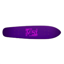 Modern Feminine Chic & Stylish Aunties & Aunts Custom Skate Board