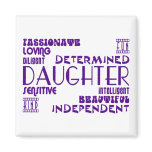 Modern Feminine Chic & Stylish Daughters magnets