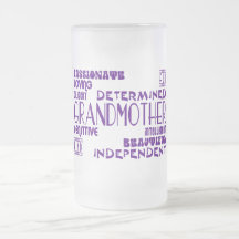 Modern Feminine Chic Stylish Grandmas Grandmothers Coffee Mug