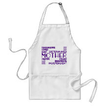 Modern Feminine Chic & Stylish Moms & Mothers Aprons
