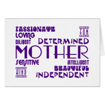 Modern Feminine Chic & Stylish Moms & Mothers Card