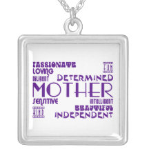 Modern Feminine Chic & Stylish Moms & Mothers Pendant