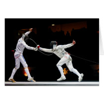 Modern Fencing Sword Fighting Dual Cards