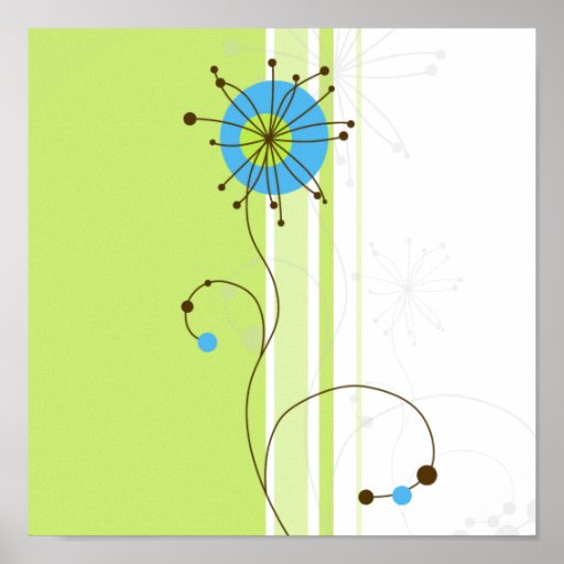 Modern Floral Design - Canvas Print Modern Floral Design - Canvas Print