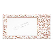 Modern floral design photo cards by karanta Modern floral design photo cards