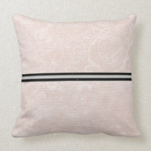 Modern Floral Design Throw Pillow