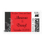 Modern Floral Dream Wedding Postage