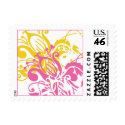 Modern Floral Postage postage