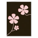 Modern Floral Silhouette cards