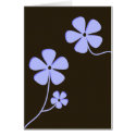 Modern Floral Silhouette cards