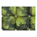 Modern Floral Thank You Greeting Card