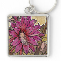 Modern Florals: Epiphyllum Flower Key Chains