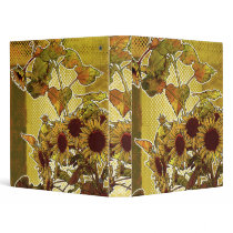 Modern Florals: Sunflowers Binder