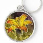 Modern Florals: Tiger Lily keychains