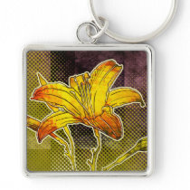 Modern Florals: Tiger Lily Keychains