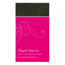 Modern Flourish Business Cards