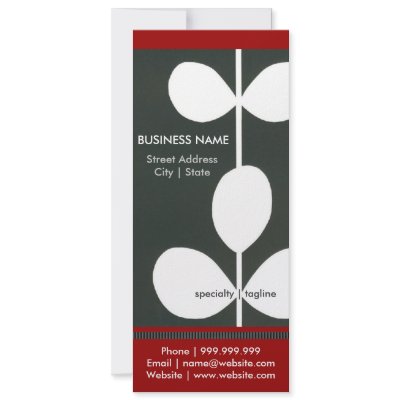 Modern Flower Business Pamphlet Custom Announcements by noteworthy