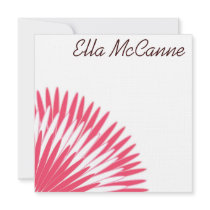 Modern Flower Petals in Pink invitations