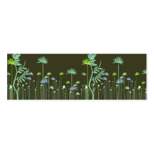 Modern Flowers Mommy Calling Card Business Card Template