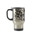 Modern Flowers Travel Mug by litabug Modern Flowers Travel Mug