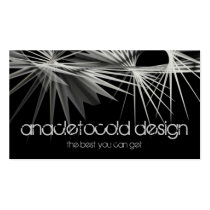 modern fractal star bussiness card business cards
