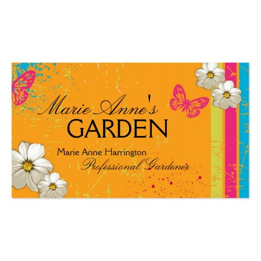 Modern Gardening Business Card