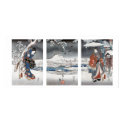 Modern Genji Triptych Poster posters