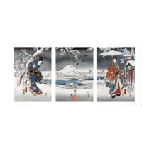 Modern Genji Triptych Poster posters