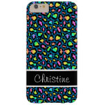Modern Girly Teal Leopard iPhone 6 Plus Case